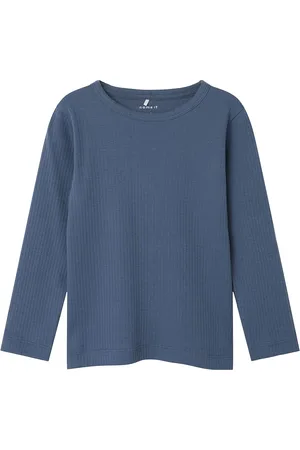 NAME IT Nmmnoe Ls Slim Top Blue