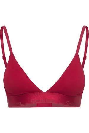 Calvin Klein Lightly Lined Triangle Red