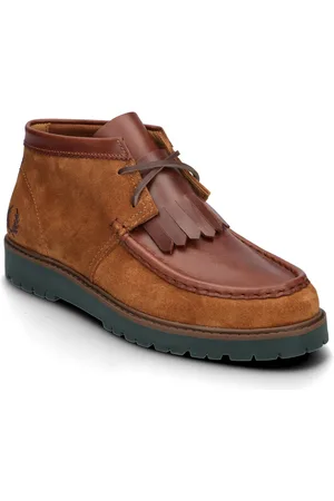 Fred Perry Kenney Mid Suede/Lthr Brown