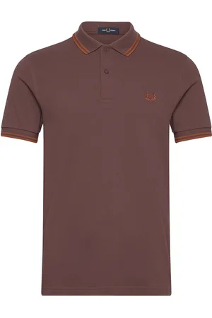 Fred Perry Twin Tipped Fp Shirt Brown