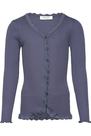 Rosemunde Rkbeatha Ls Cardigan W/ Lace Navy
