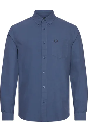 Fred Perry Oxford Shirt Blue
