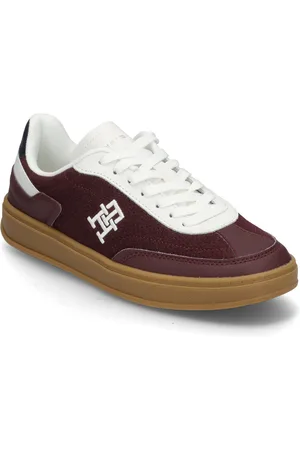 Tommy Hilfiger Th Heritage Sneaker Perf Burgundy