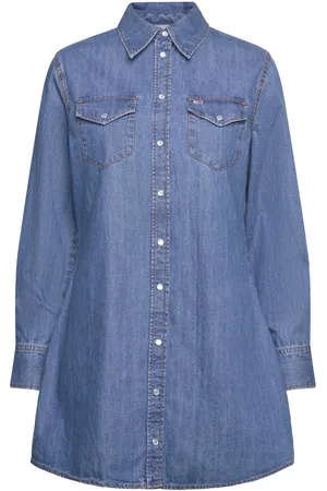 Tommy Hilfiger Regular Western Dress Blue