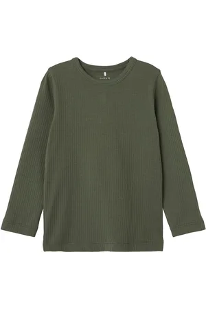 NAME IT Nmmnoe Ls Slim Top Green