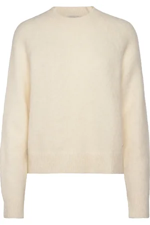 Calvin Klein Alpaca Blend Relaxed Sweater Cream