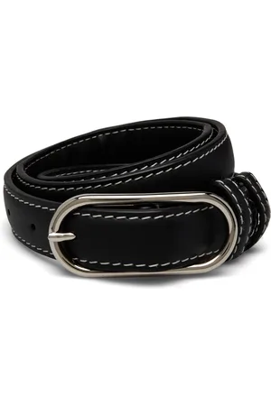 Beck Söndergaard Glossy Nola Leather Belt Black