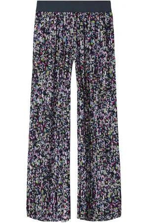 NAME IT Nkfnipleat Wide Pant Black