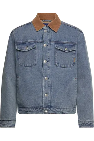 Scotch&Soda Cord Collar Indigo Teddy Jacket Blue