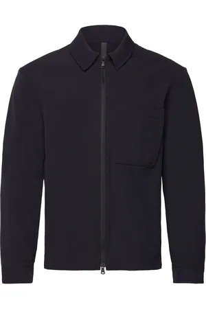 J Lindeberg Jake Zipped Overshirt Navy