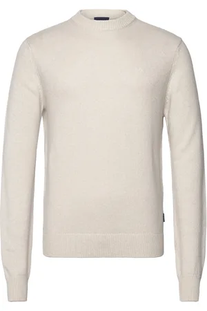 Lindbergh Wool Blend Roll-Neck Cream