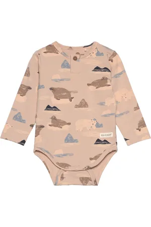 EN FANT Body Ls Aop Beige