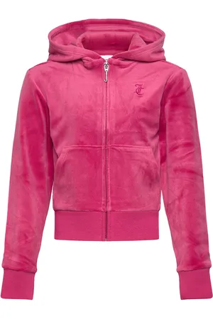 Juicy Couture Tonal Zip Through Hoodie Pink