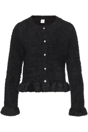 Lindex Cardigan Feather Yarn With Flo