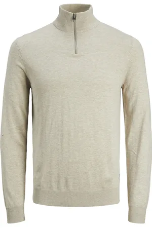 JACK & JONES Jjeemil Knit Half Zip Noos Jnr Beige Jack & J S