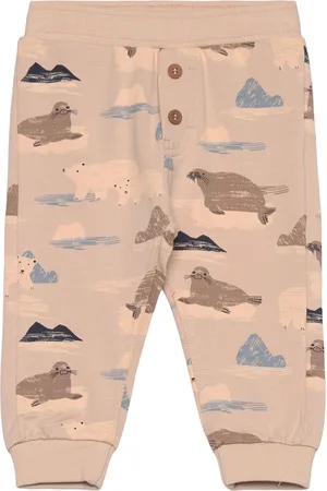 EN FANT Pants Aop Beige