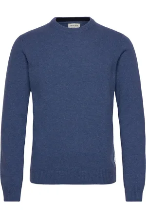 Casual Friday Cfkarl Crew Neck Bounty Knit Blue