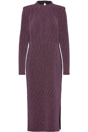 Coster Copenhagen Shimmer Dress Burgundy
