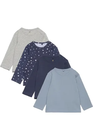 The New Tnsbbaby Boys Basic L_S Tee Multi Pack Navy