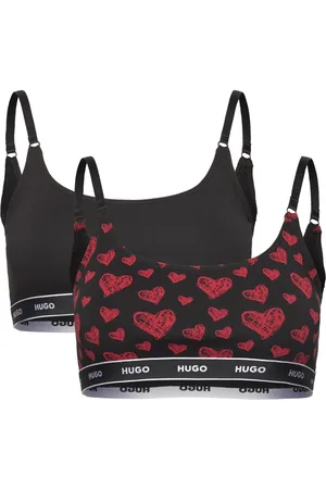 HUGO BOSS Twin Bralette Design Black
