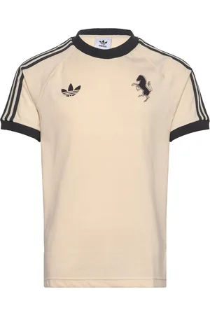 adidas Juventus Adicolor Classics 3 Stripe Tshirt Beige
