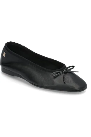 Tommy Hilfiger Soft Leather Ballerina Bow