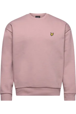 Lyle & Scott Over D Crew Neck Sweatshirt Pink