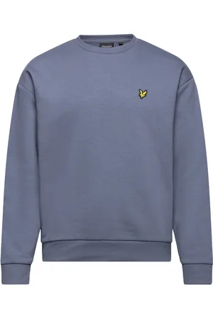 Lyle & Scott Over D Crew Neck Sweatshirt Blue