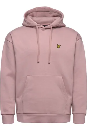 Lyle & Scott Over D Pullover Hoodie Pink