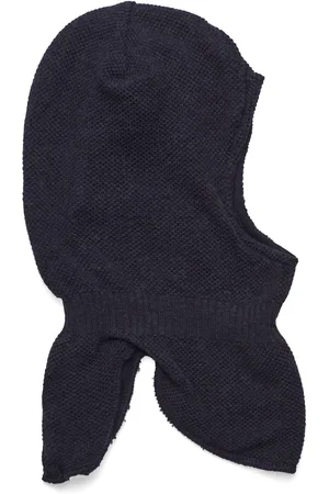 Minymo Balaclava Structure Knit Navy