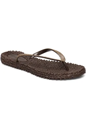 Ilse Jacobsen Flip Flop With Glitter Brown