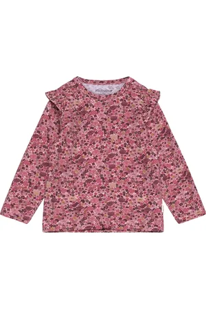 Minymo T-Shirt Ls Aop Pink