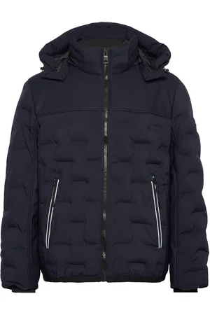 TOM TAILOR Hybrid Puffer Jacket Navy