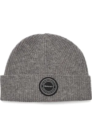 GANT Wool Knitted Beanie Grey