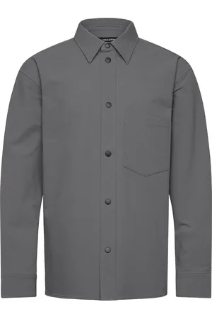 J Lindeberg Howard Tech Fleece Overshirt Grey