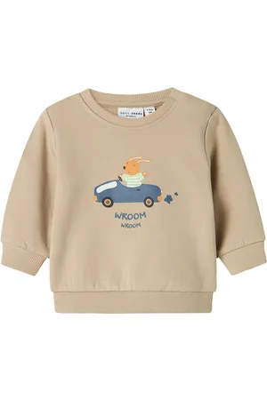 NAME IT Nbmvonne Ls Sweat Box Bru Beige