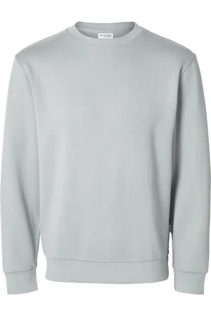 SELECTED Slhemanuel Soft Crew Neck Sweat Noos Grey