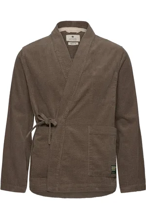 Anerkjendt Akjesper Cord Kimono Khaki