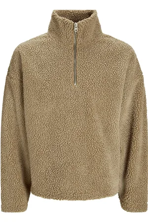 JACK & JONES Jorroxbury Teddy Sweat High Neck Ln Beige Jack & J S