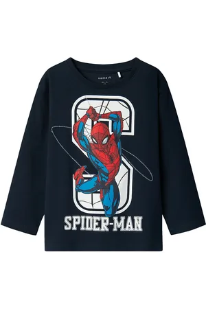 NAME IT Nmmnitin Spider Nreg Ls Top Noos Mar Navy