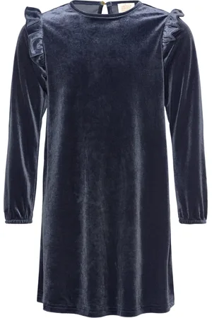 Creamie Dress Velour Navy