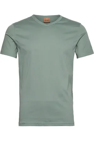 MOS MOSH Gallery Perry Crunch V-Ss Tee Green
