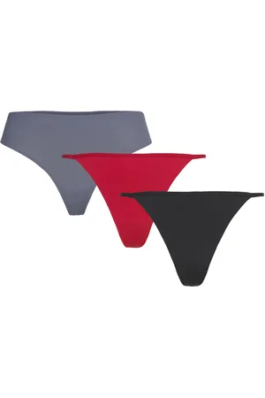 Hunkemöller 3/Pack String Inv Black