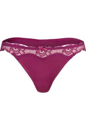 Hunkemöller Lace & Shine Thong Purple