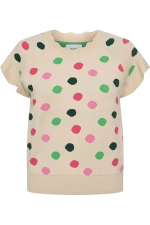 Numph Nubagatha Ss Pullover Beige