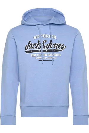 JACK & JONES Jjelogo Sweat Hood 2 Col 24/25 Noos Blue Jack & J S