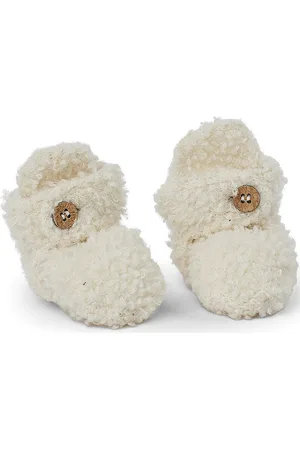 Smallstuff Booties Bouclé Merino Wool Cream