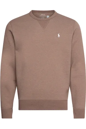 Ralph Lauren Double-Knit Sweatshirt Brown