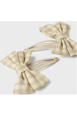 Lil Atelier Nkfacc-Lulu 2 Pack Hair Clips Lil Beige