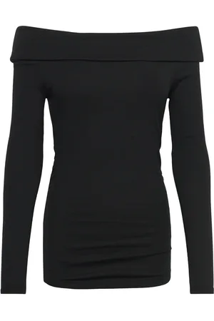 Ralph Lauren Cotton-Blend Off-The-Shoulder Top